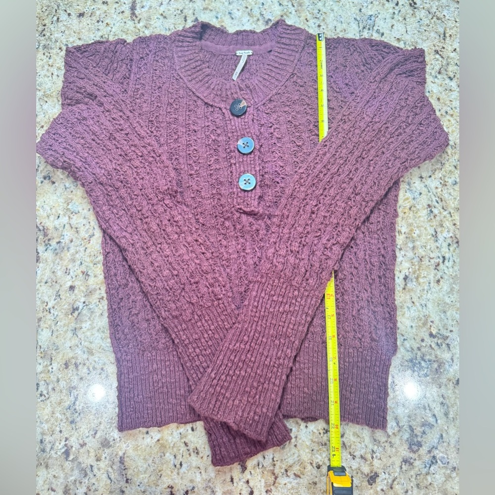 Free People brown Textured Knit Sweater - Picture 8 of 8